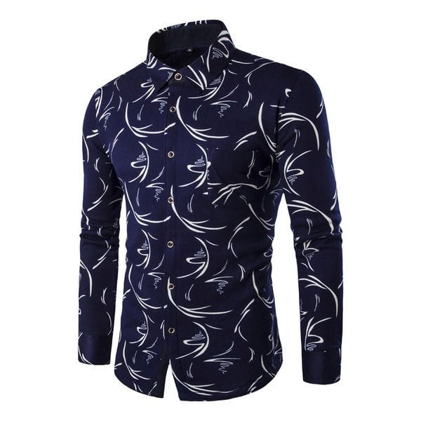 LS Printed Shirt Size: M SKU: 5556089