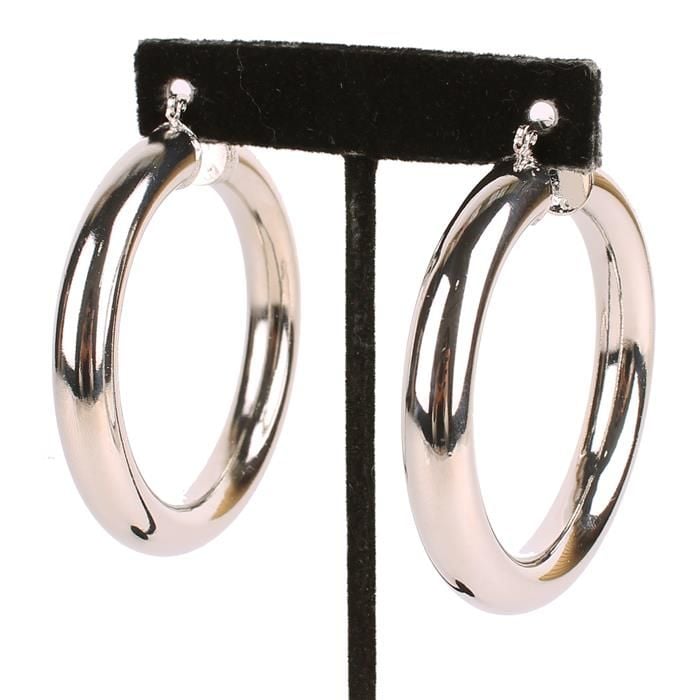 Silver Hoops 