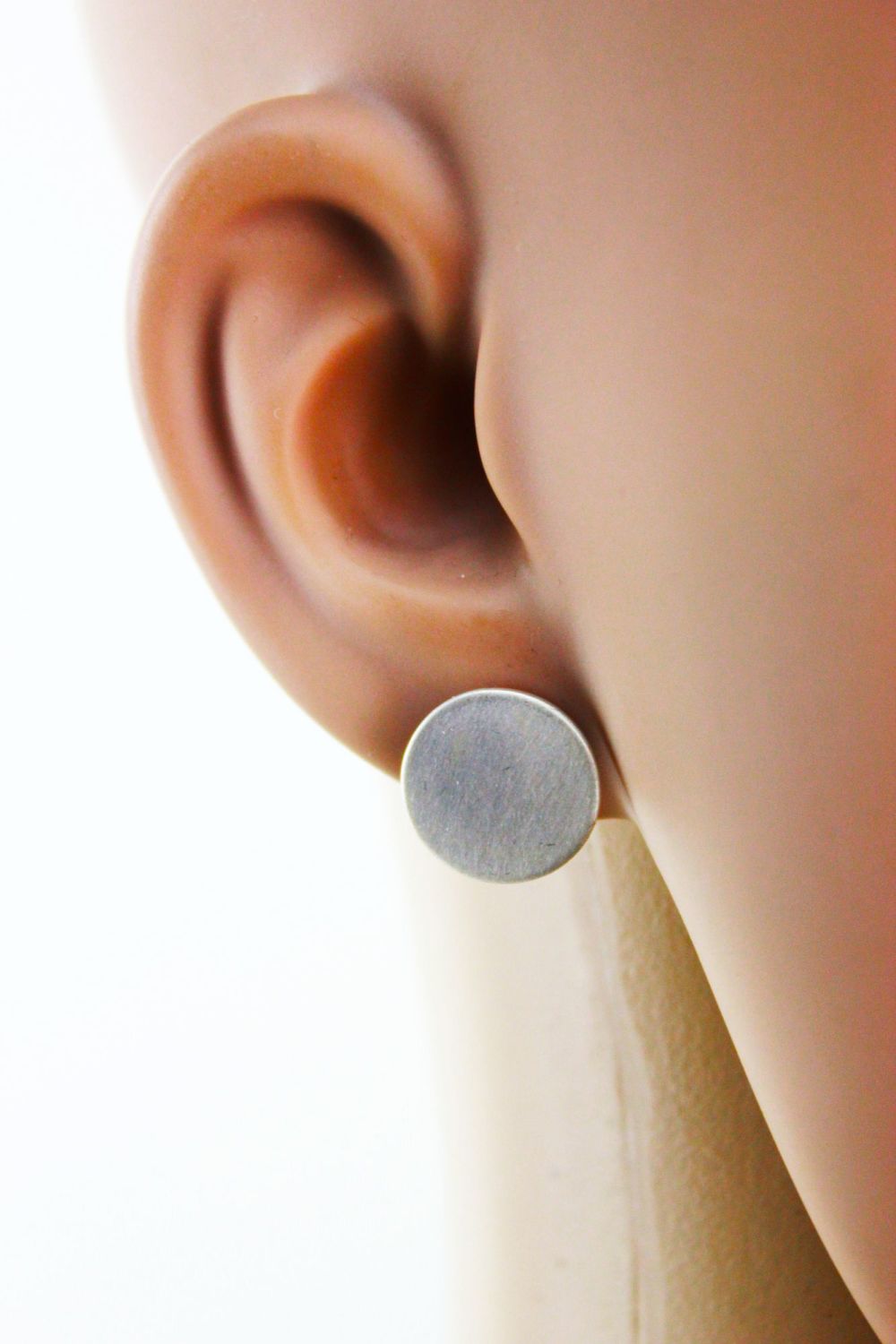 Flat/Sliver Stud Earrings