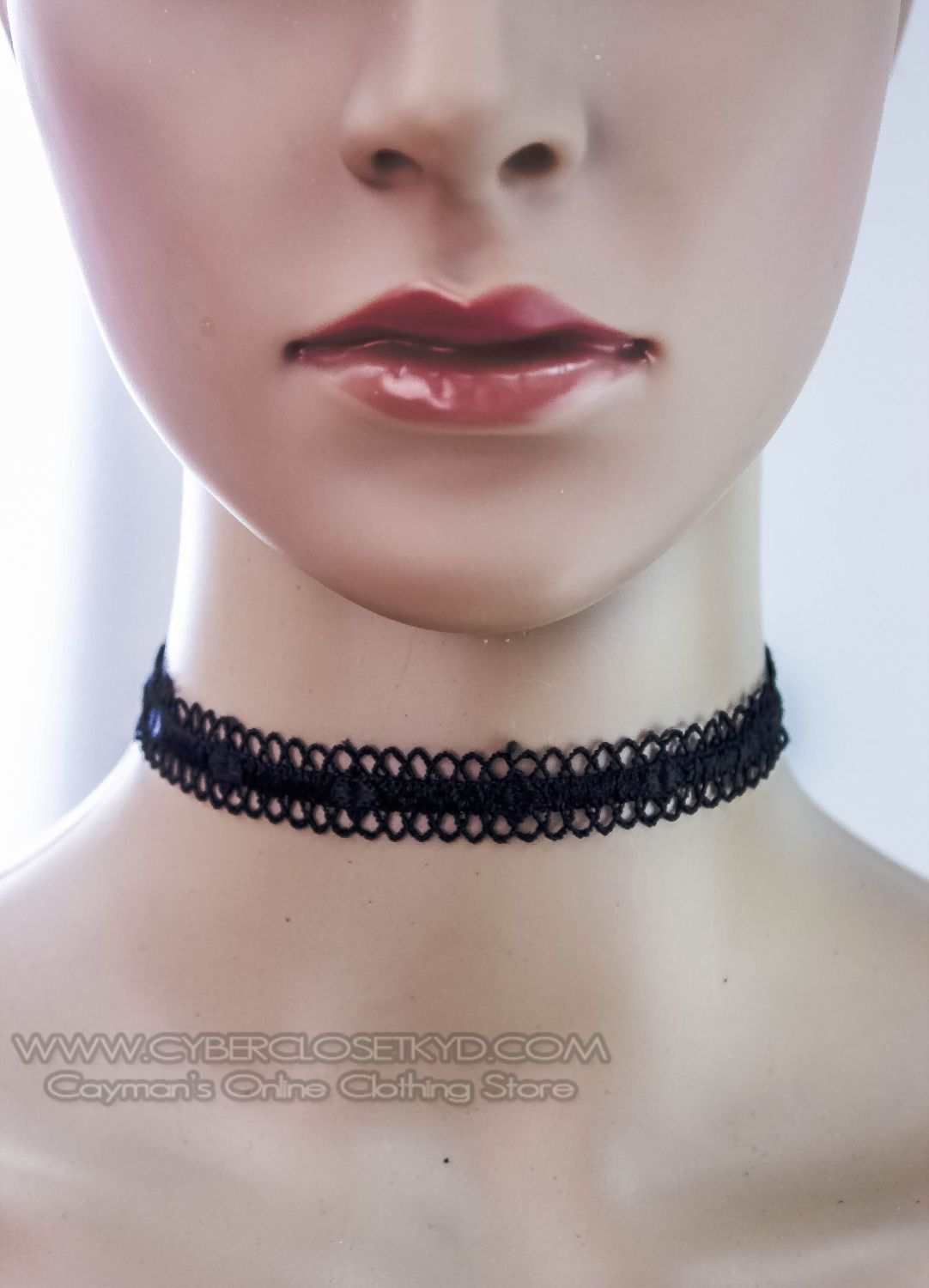 Nylon Black Choker