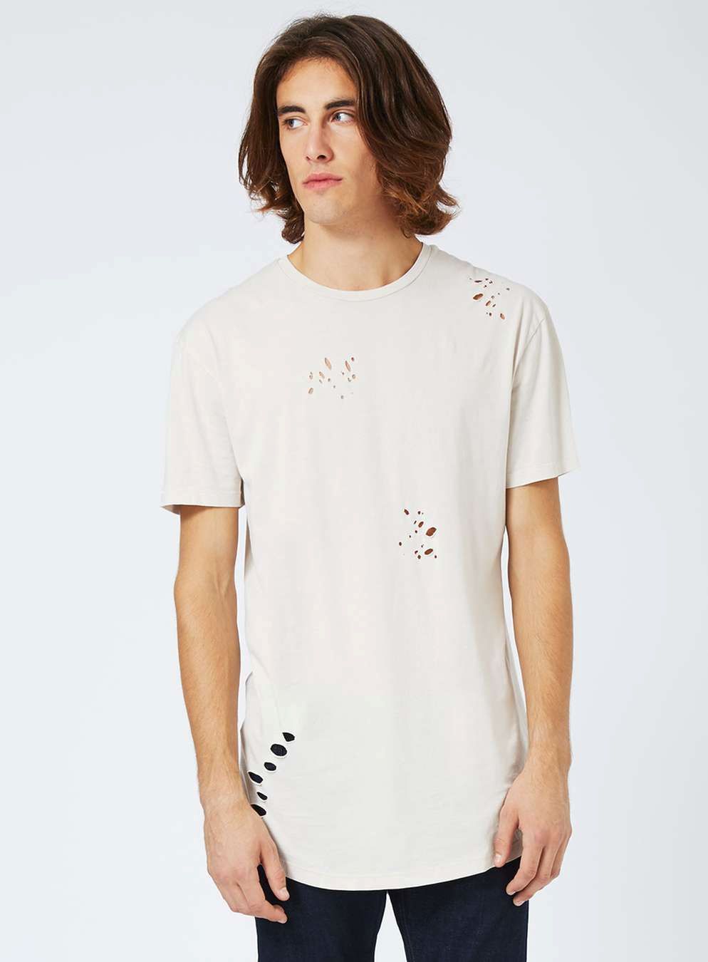 Ripped Longline Tee 