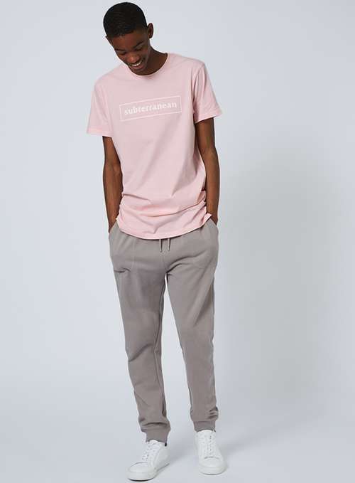 Pink Longline T Shirt 