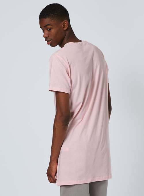 Pink Longline T Shirt - XL