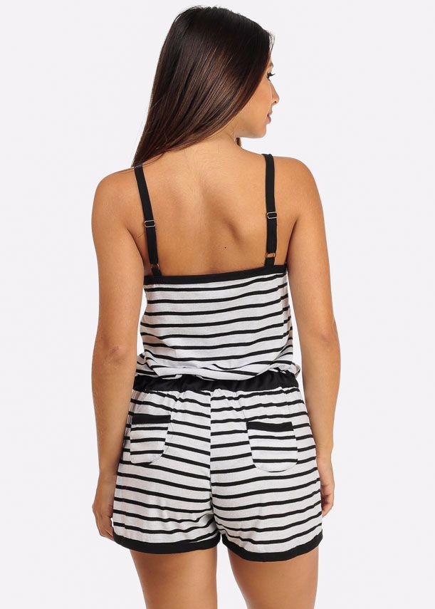 New Markdown Terry Stripe Playsuit Size: S