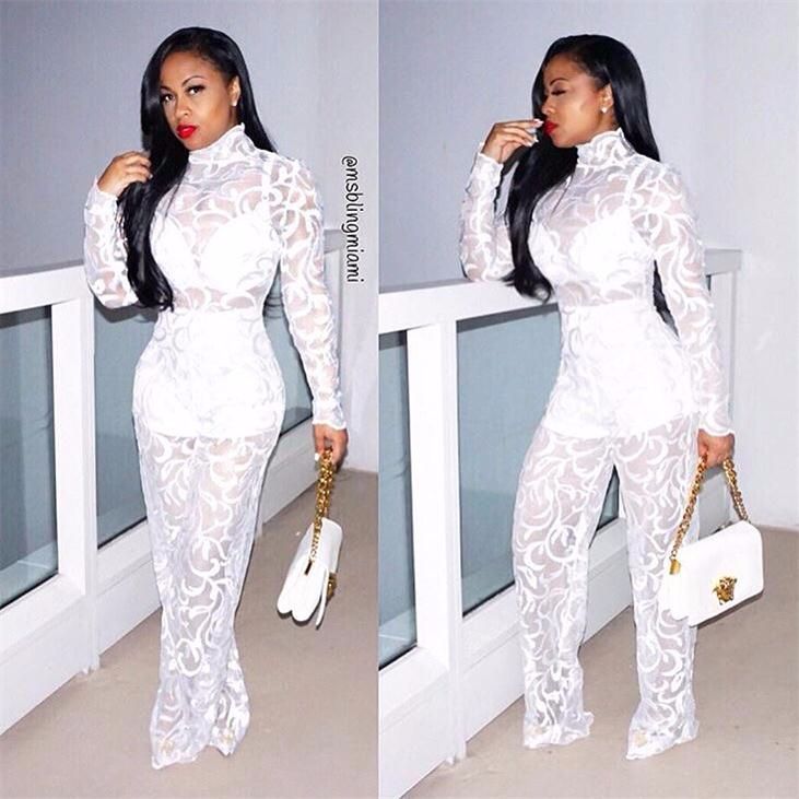 LS Lace Jumpsuit Size: M 