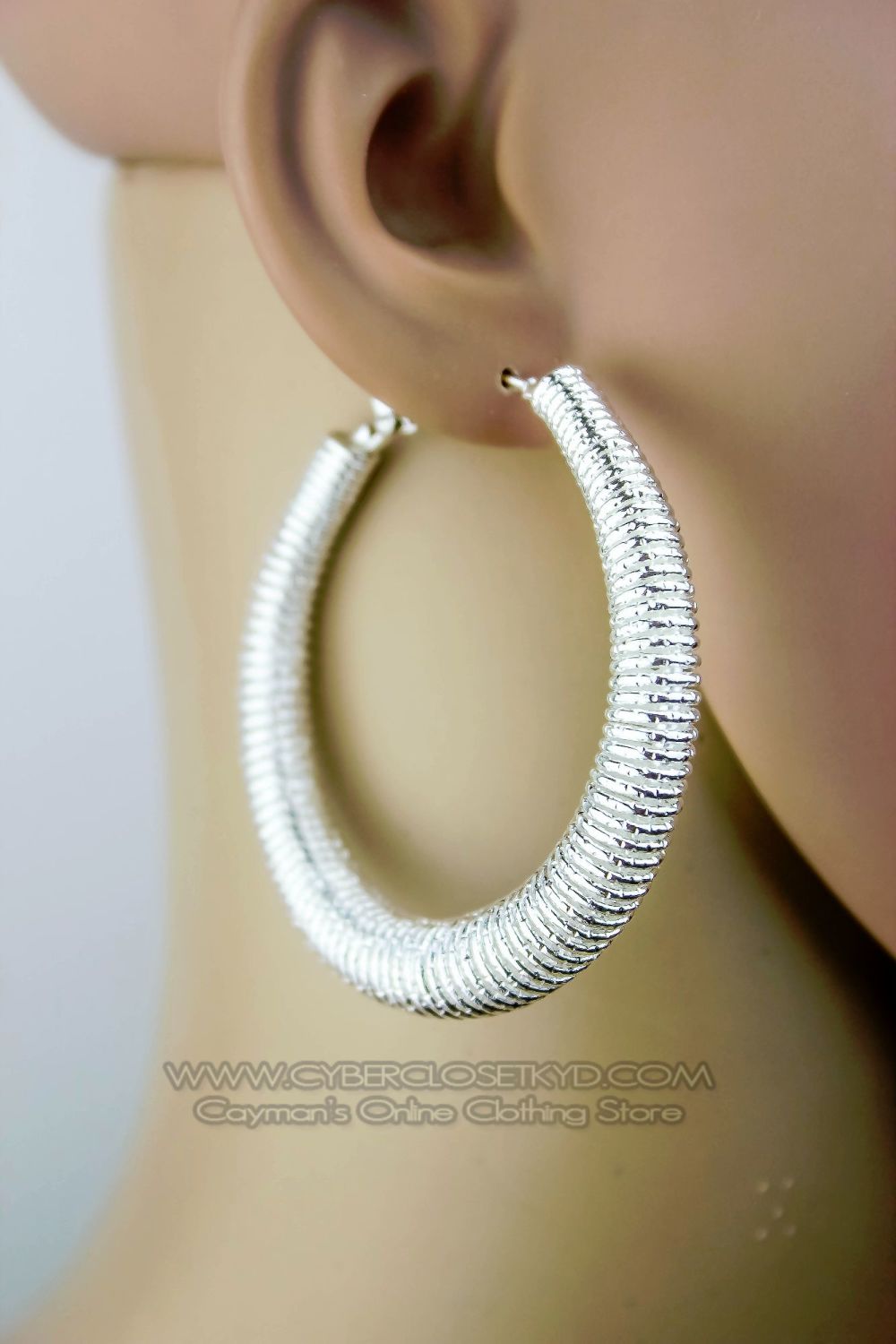 Fashion Sliver Hoop Earrings 