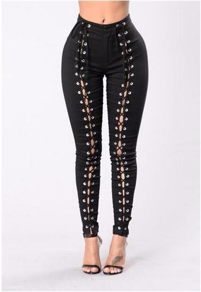 Laced Up Pants 