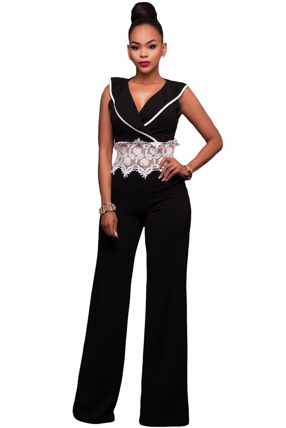 Laced Waist Jumpsuit 