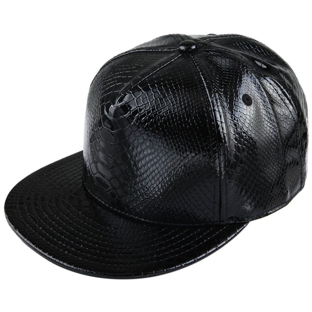 Black Snapback Basketball Hat 