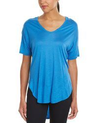 Buy 2 for $25 Blue High Low Printed Top - S