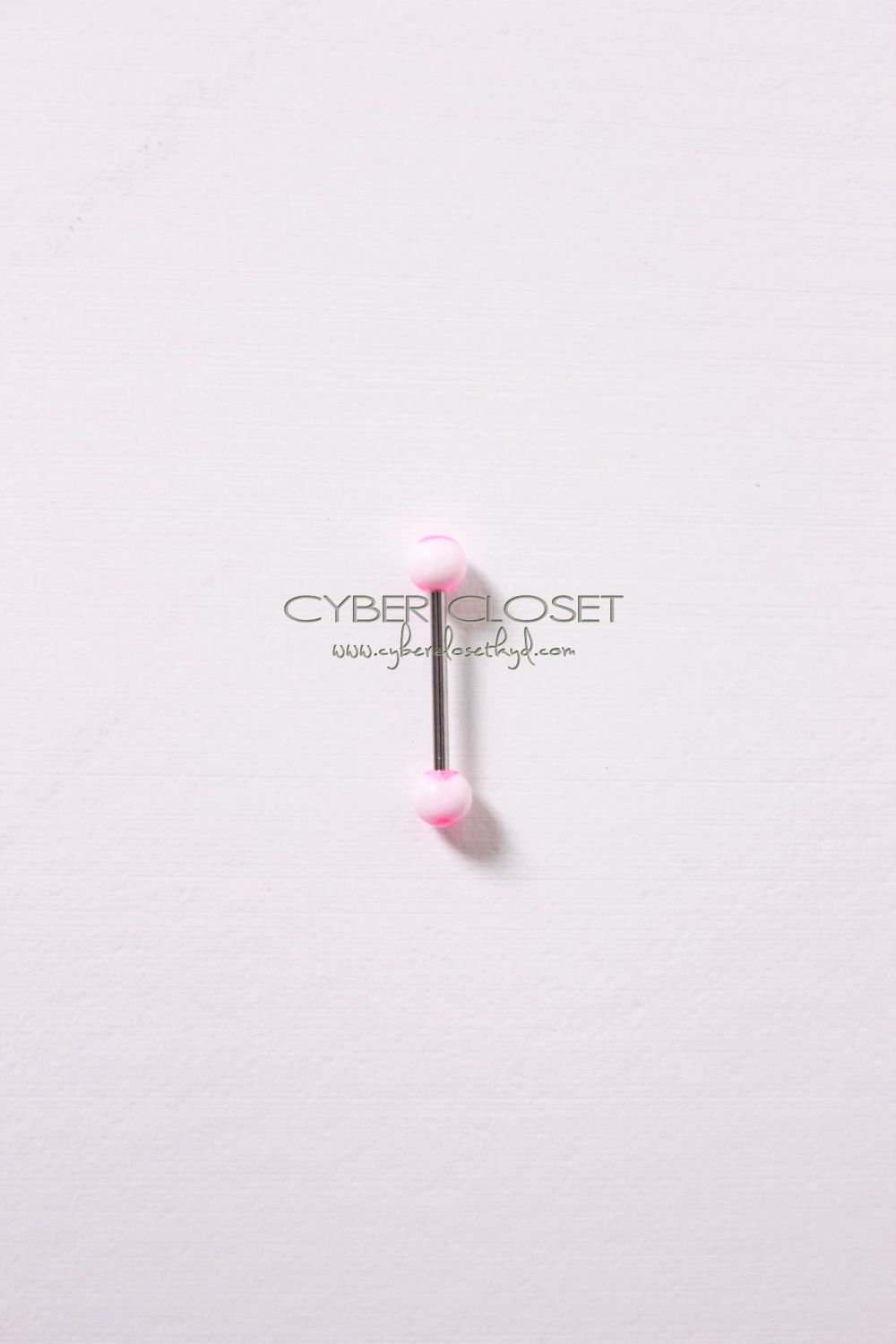 #35 Acrylic Tongue Ring Straight Barbell 