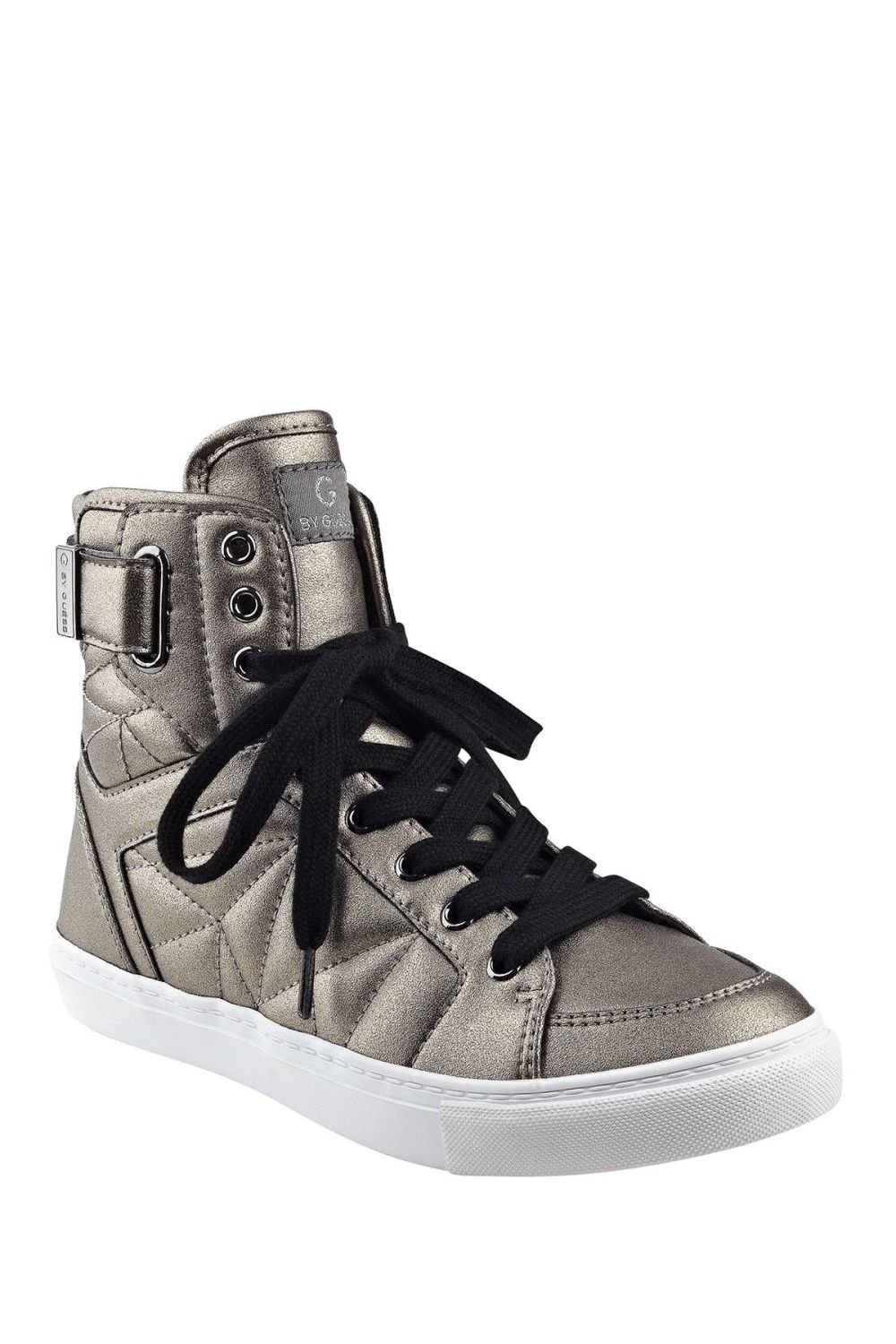 G by GUESS black & gold high-top Size: 8.5