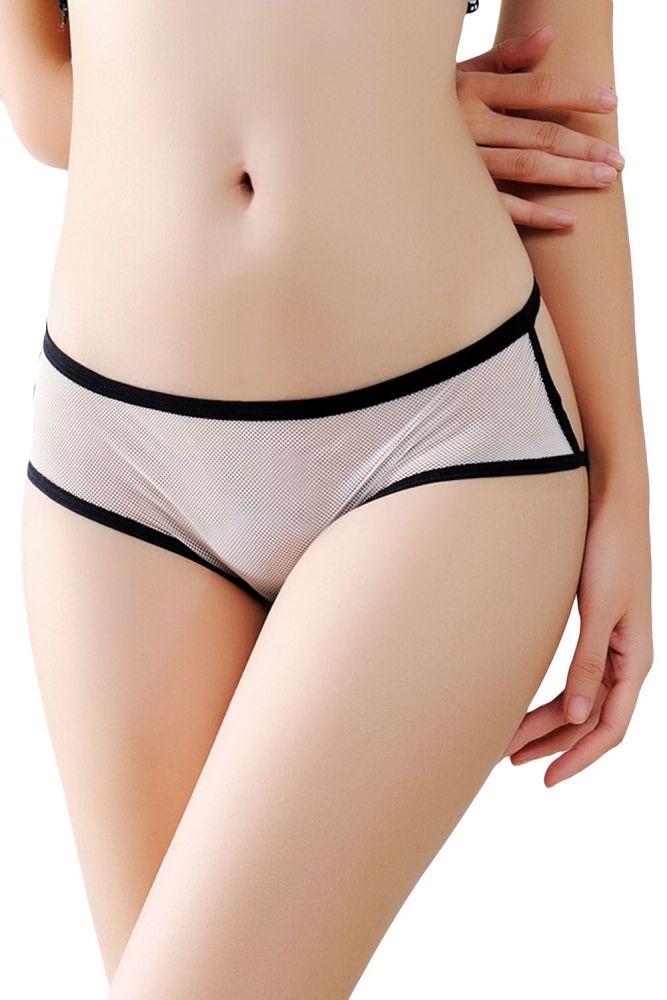 Strappy Chain White Panty|Size: One Size