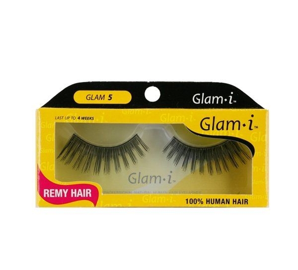 100% Remy Human Hair Eyelashes Glam #5