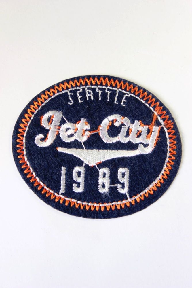 Iron On Jet City 1989 Patch