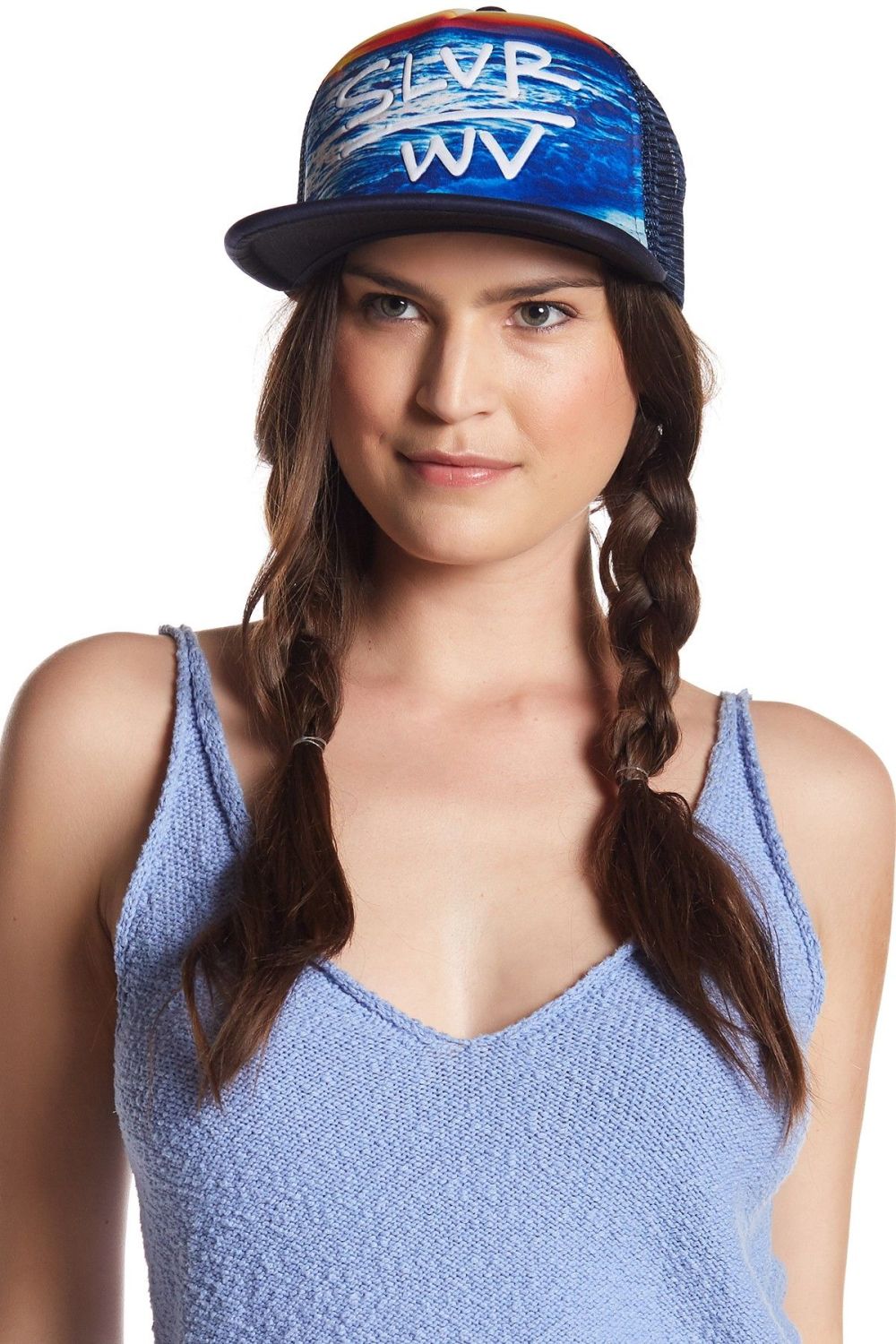 Ocean Print Snapback Basketball Hat