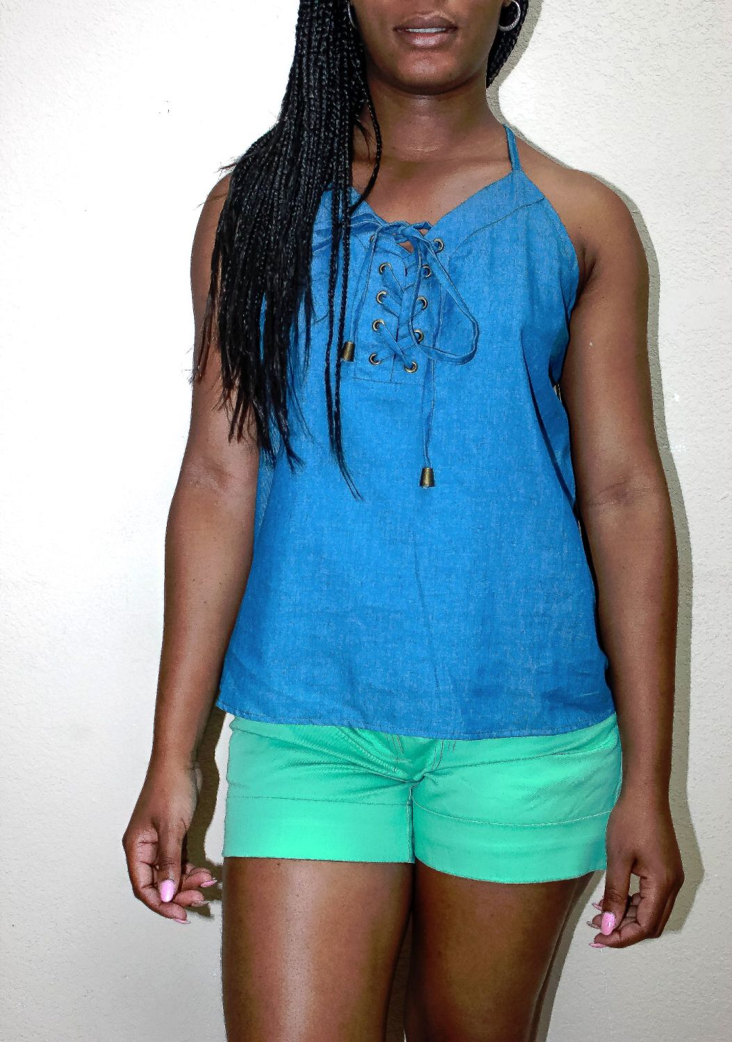 Mint Flat Front Dress Shorts Size: 2