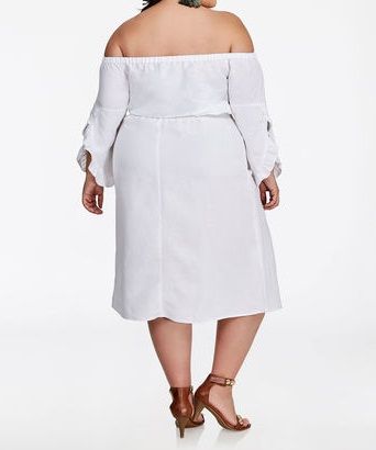 D061|OTS Linen Dress Size: 2X