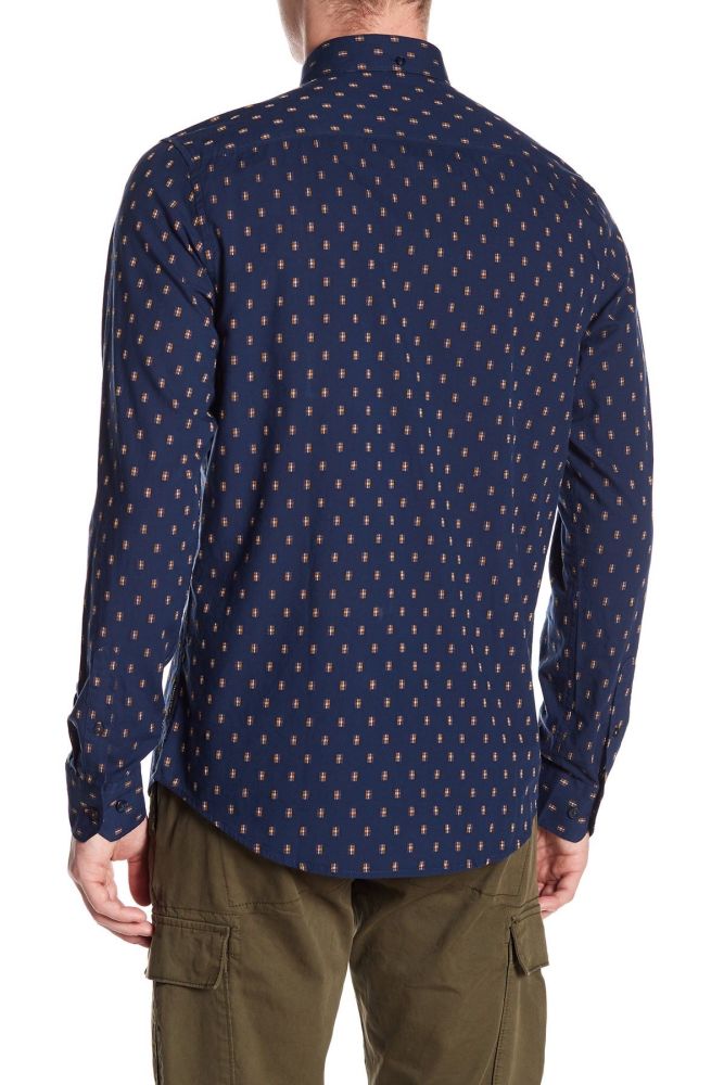 Ben Sherman|Printed Woven Regular Fit Shirt|Size: S 