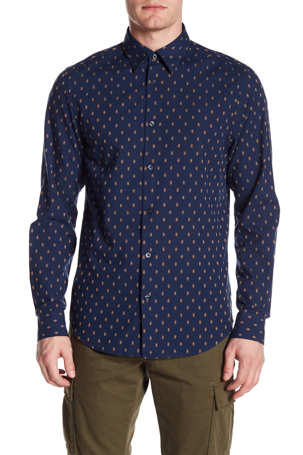 Printed Woven Regular Fit Shirt Size: S