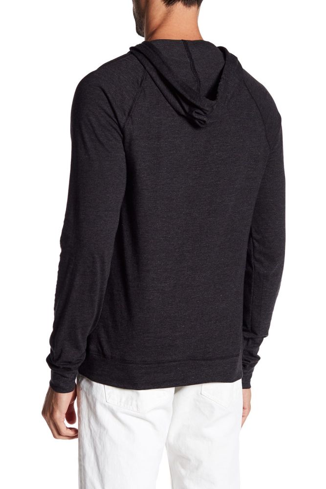 Black Long Sleeve Drawstring Hoodie|Size: S 