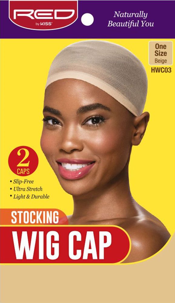 Stocking Wig Cap|Beige 2pcs in pack