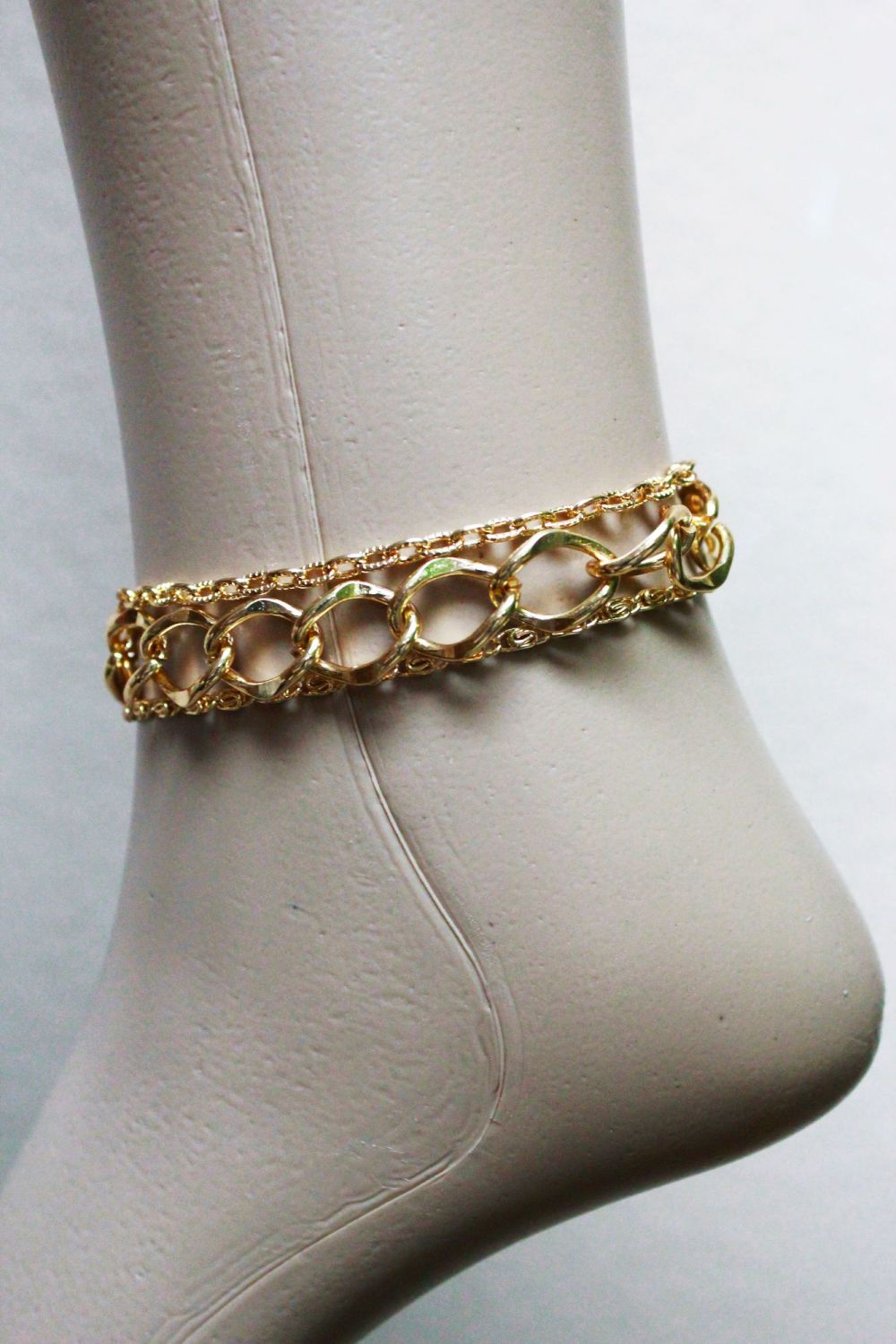 Gold|Fashion Anklet Set 