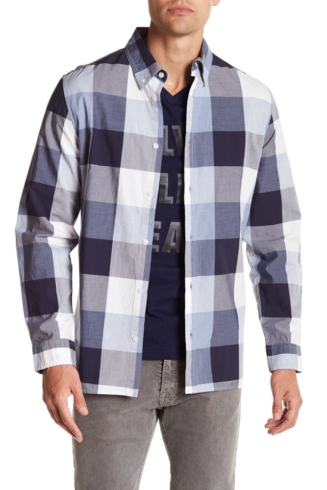 Calvin Klein Long Sleeve Button Down Shirt|Size: L