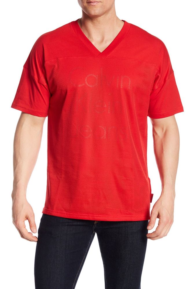 Calvin Klein Mesh Front Tee|Size: S
