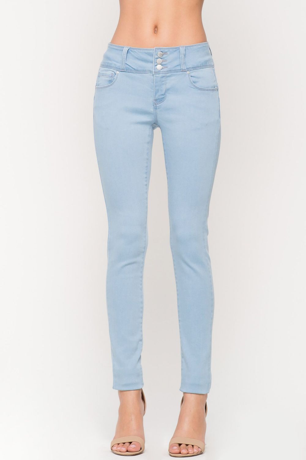 Light Wash Skinny Jeans