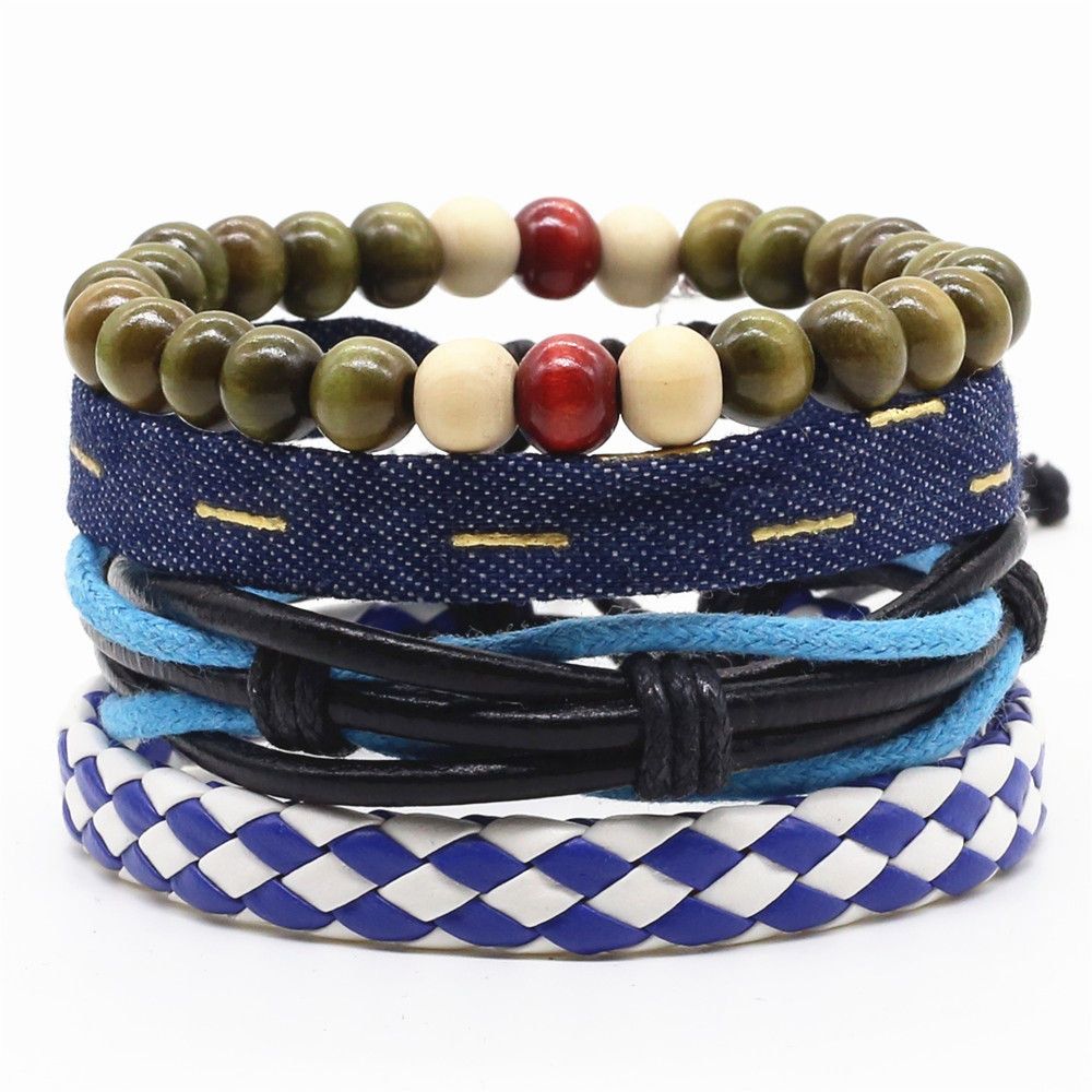 Leather Multi Mix|Beads Fashion Bracelet