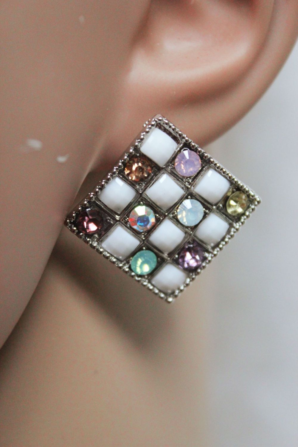 Multi Color Fashion Stud Earrings