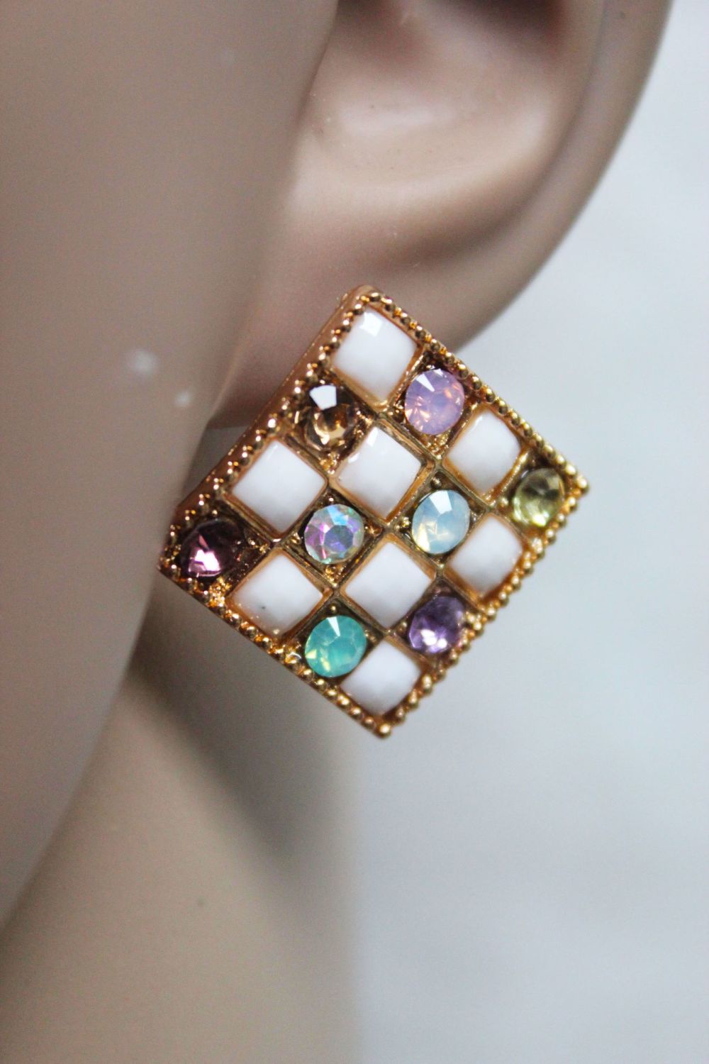 Gold Fashion Stud Earrings