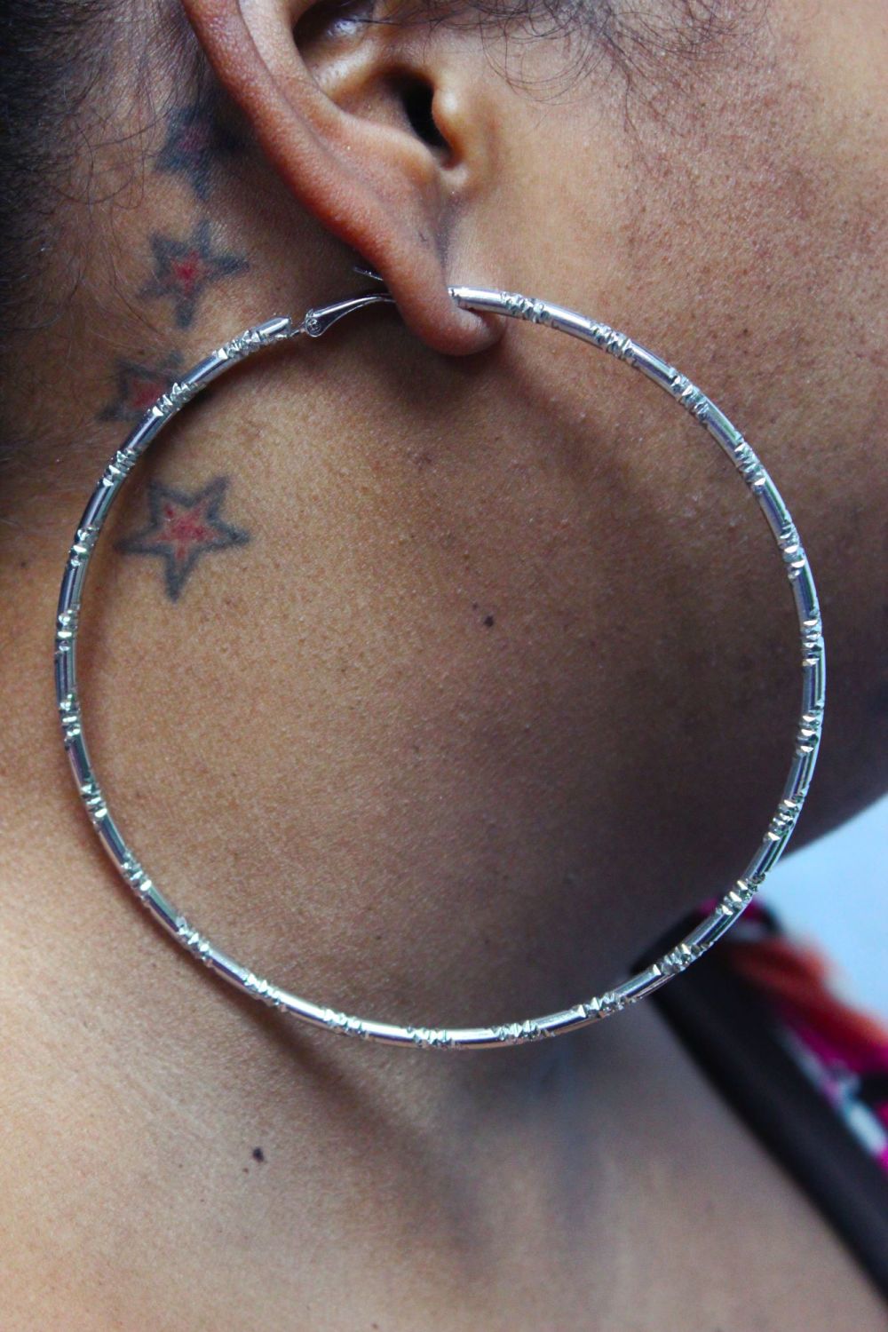 Fashion Silver Hoop Earrings