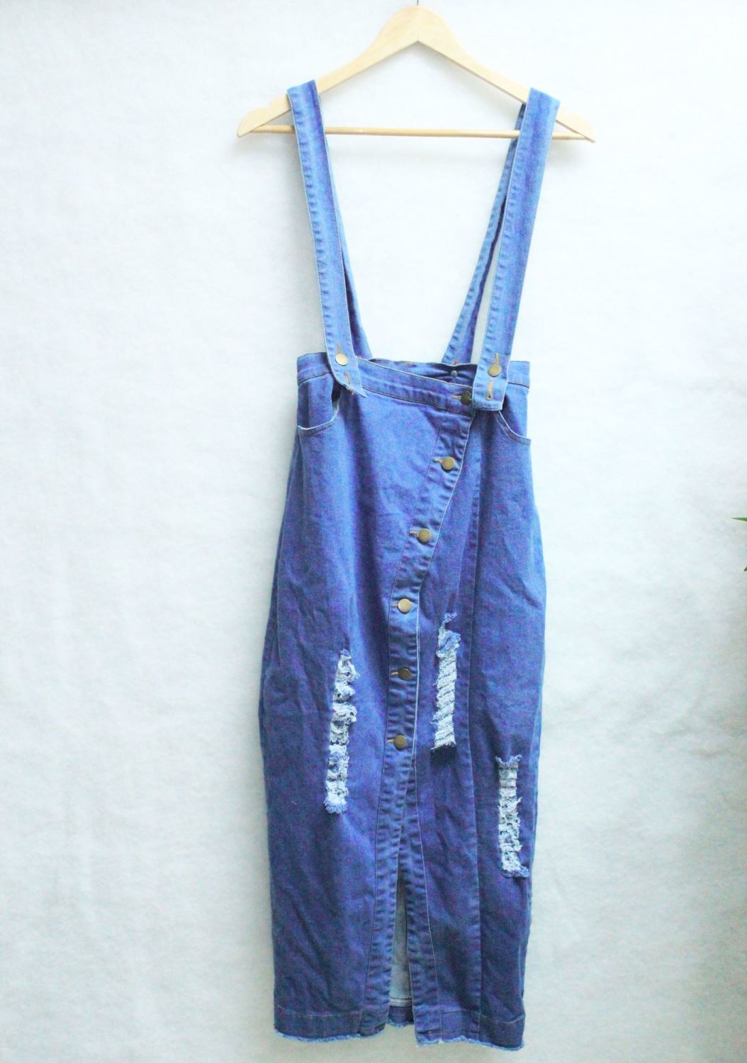 Denim Jump Skirt|Size: M 