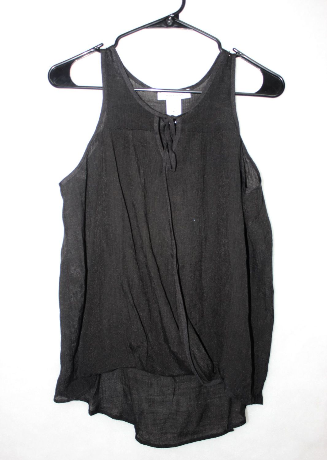 Black Sleeveless Top|Size: S