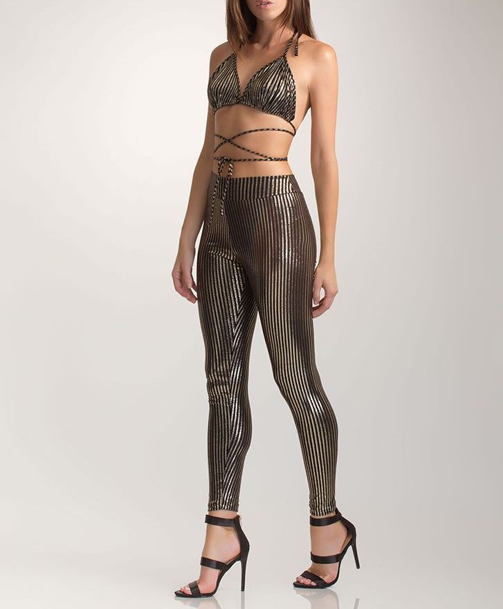 Metallic Shimmery Two Piece|Size: M 