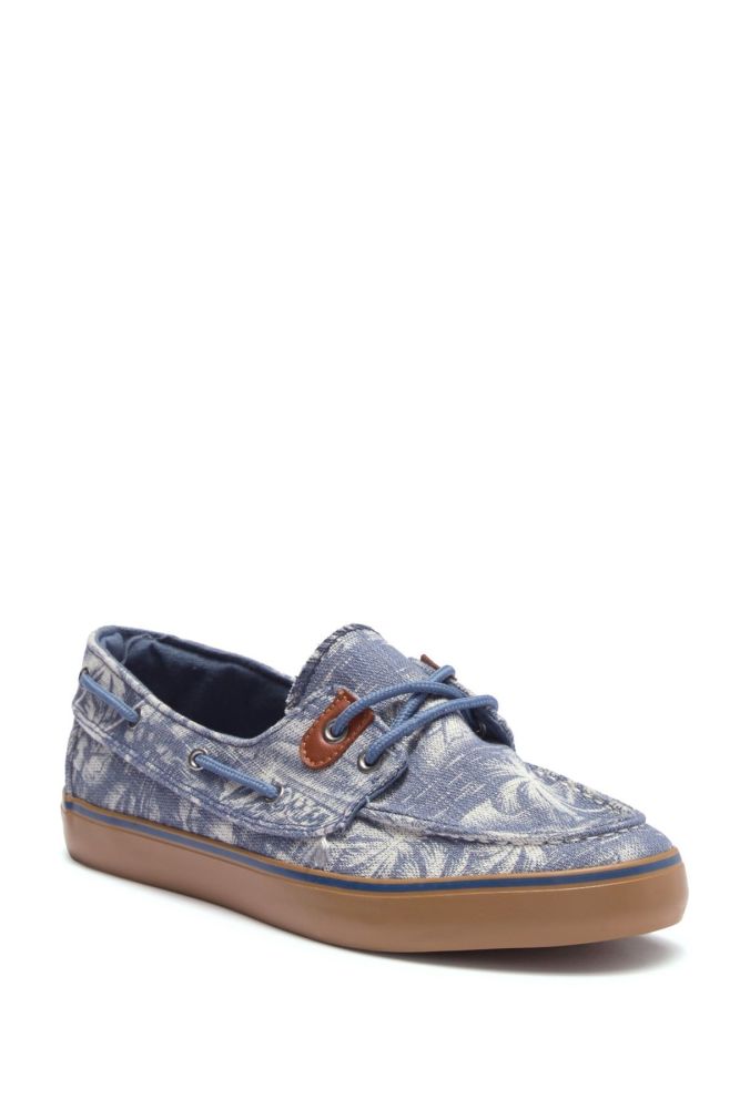 Printed Casual Boat Shoe|Size: 8.5