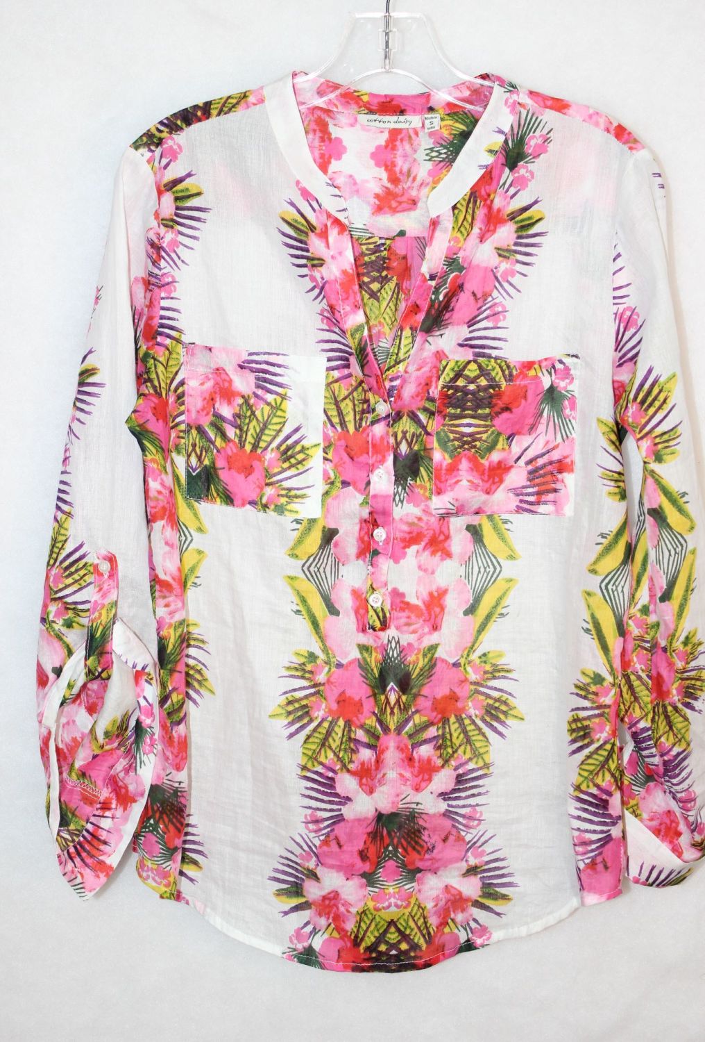 Floral Printed Shirt|Size: S