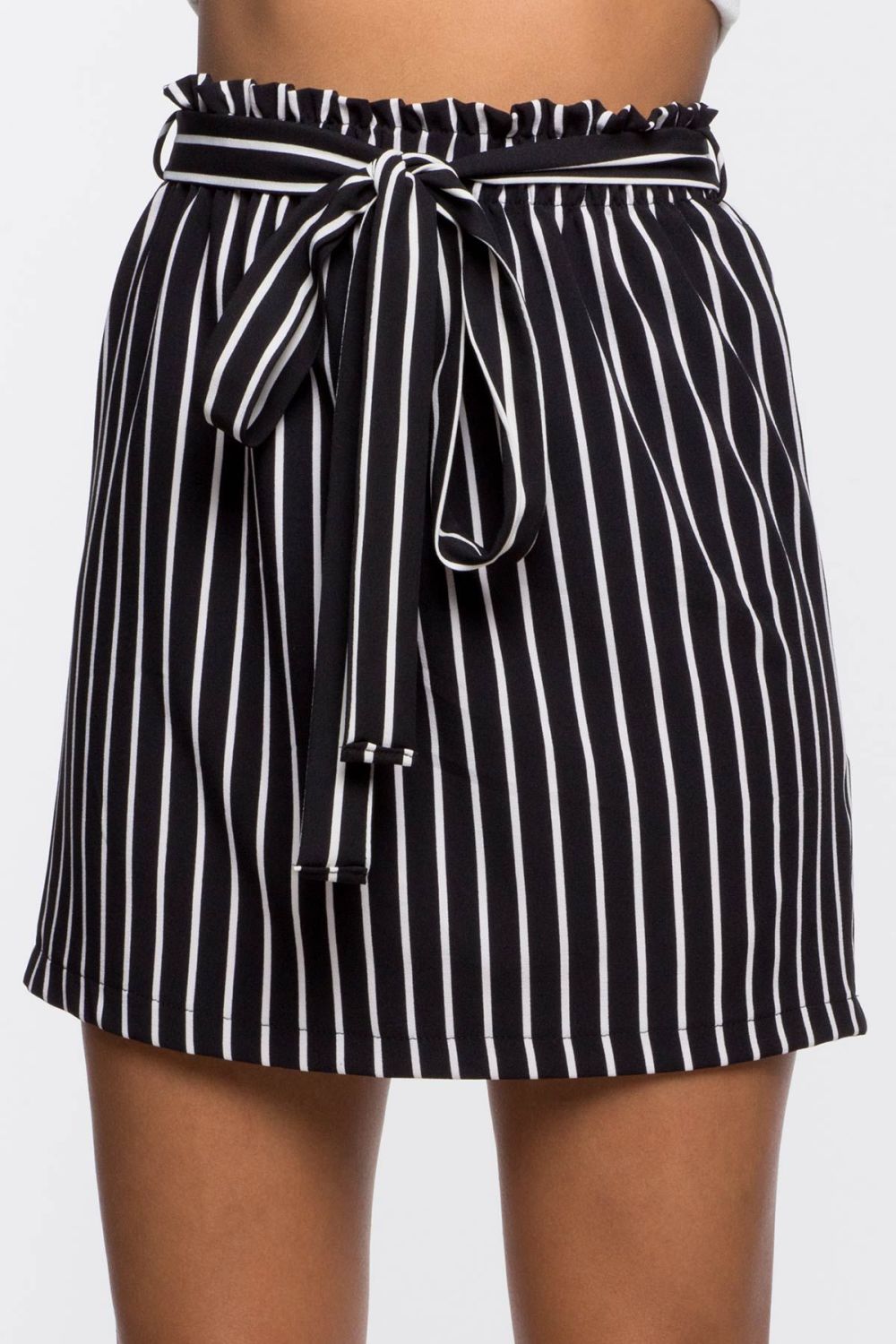 Pinstripe PBag Skirt