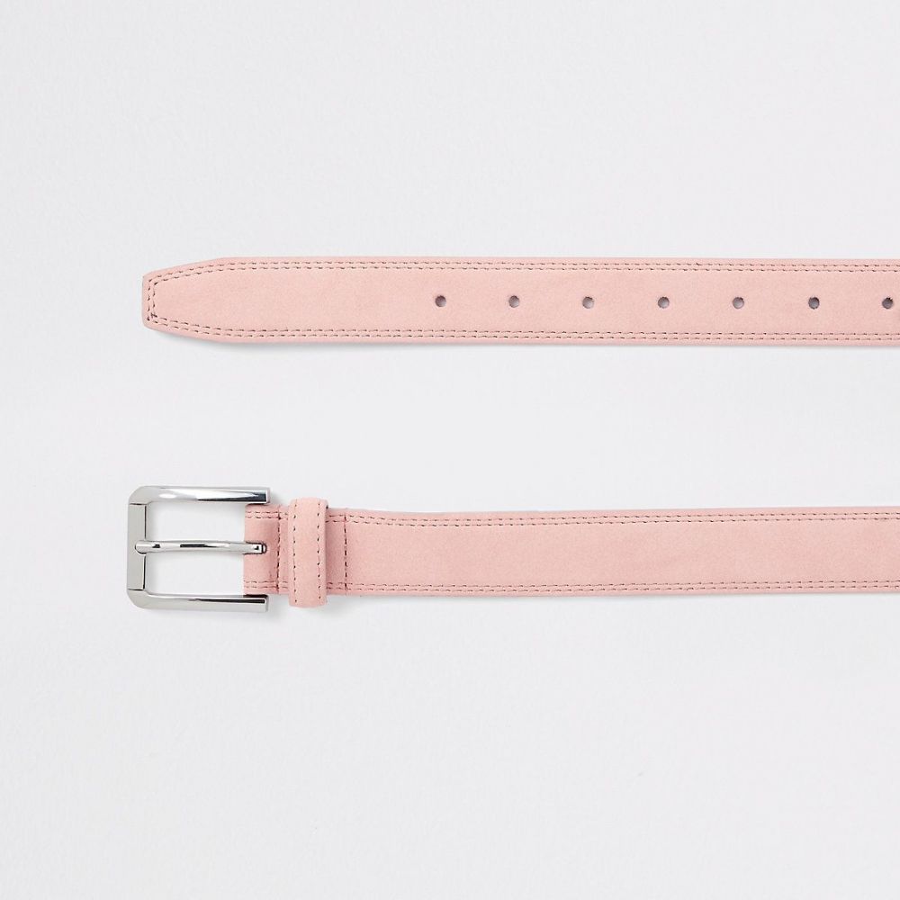 Pink/Silver Buckle Belt|Size: M (RI)