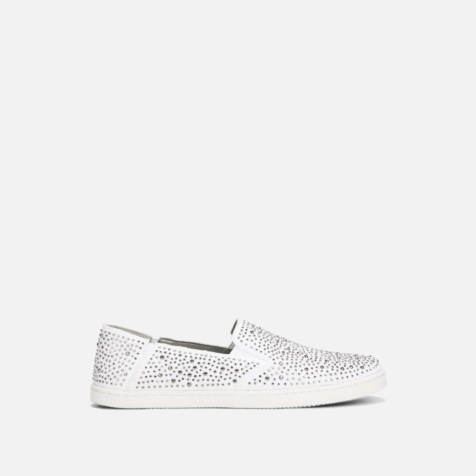 Studded Low-top Sneaker Slip-on Style|Size: 5 (RKC) 