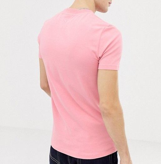Skinny Fit Pink T-shirt|Size: M