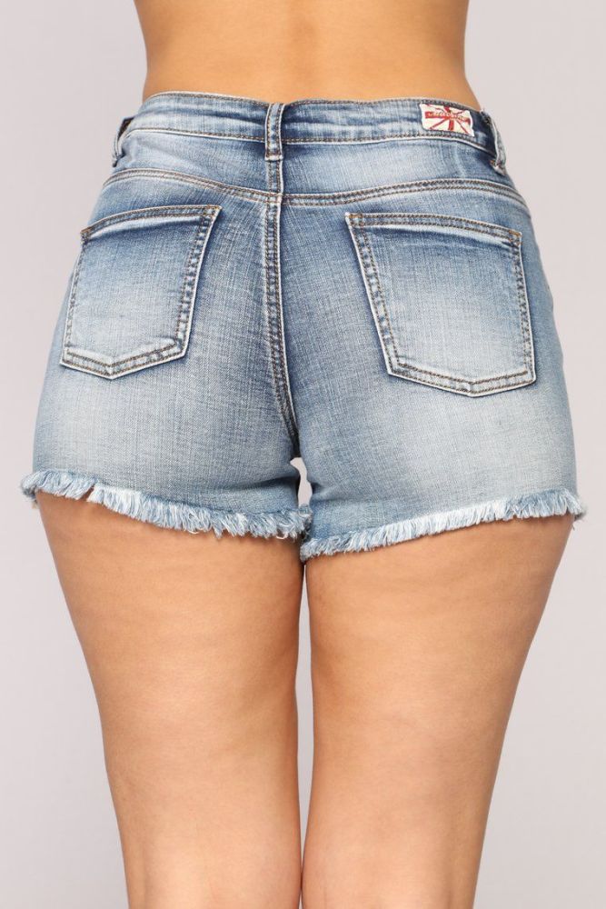 Distressed Short Shorts - SMALL
