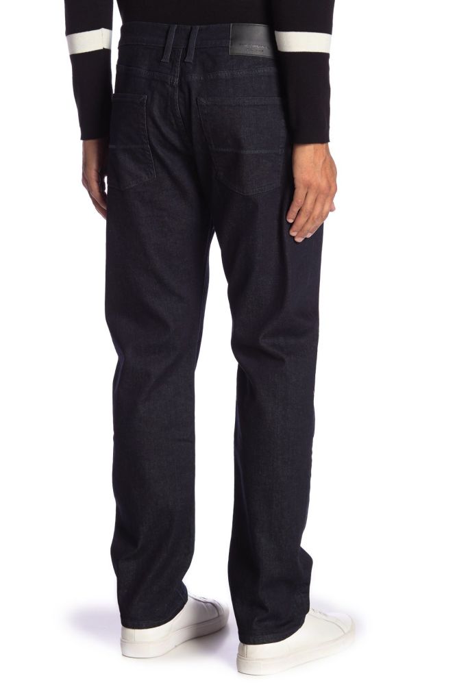 Dark Wash Slim Straight Jeans|Size: 36x32 (BS)