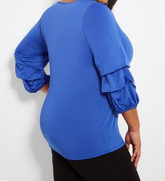 Tier Sleeve Top|Size: 1X