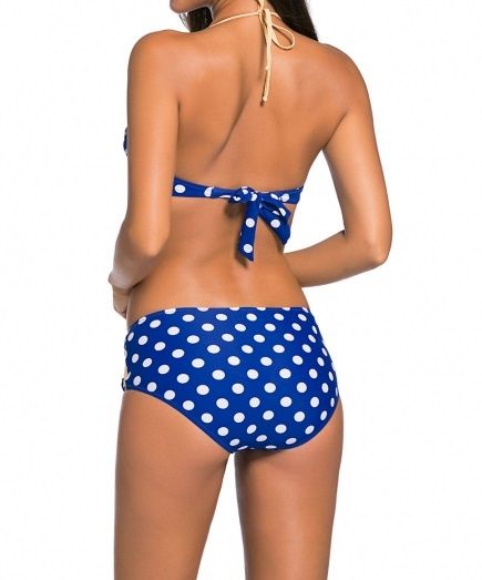 Polka Dot Two Piece Swimsuit|Size: M