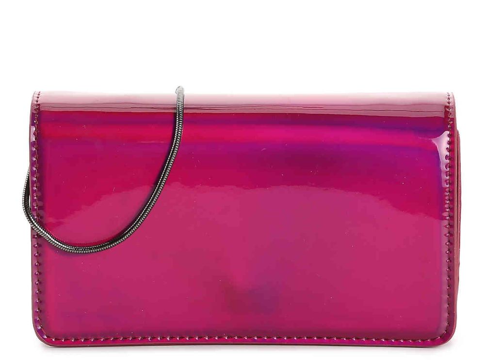 New Markdown Fuchsia Metallic Crossbody Bag