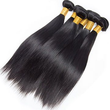 Silky Straight Hair Bundles w/ 4 x 4 closure 