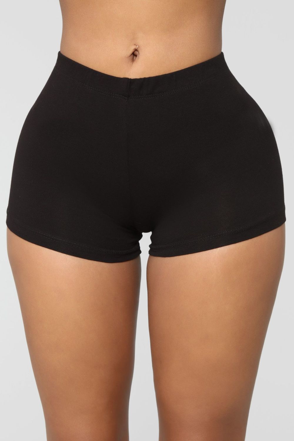 Black Shortie Shorts